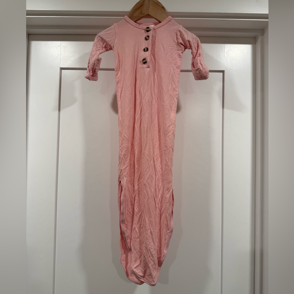 Lou Lou and Company Newborn Knotted Gown